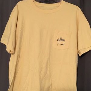 Yellow Guy Harvey shirt